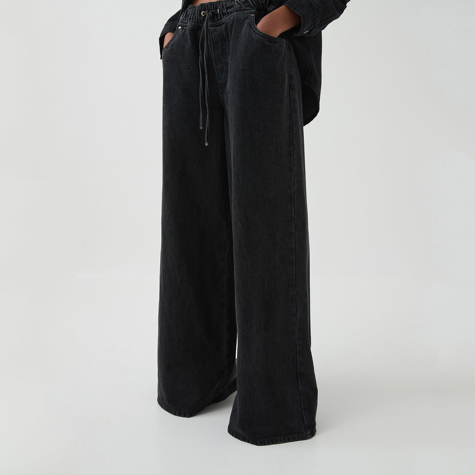 American Retro Low Waist Non-Stretch Washed Straight Women, New Autumn Street Style Wide Leg Jeans For Women_ecoleips.com