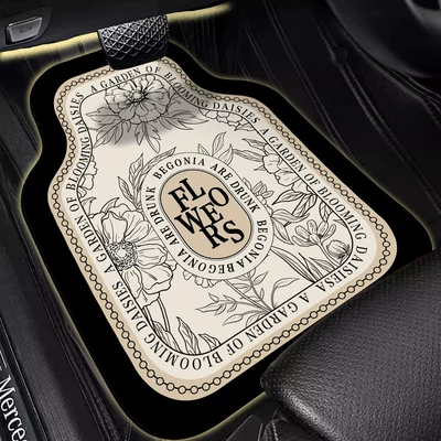 Women's Car Interior Decorative Mats | Universal Foot Pad - front-row-x1-piece-of-diatom-mud-t3163