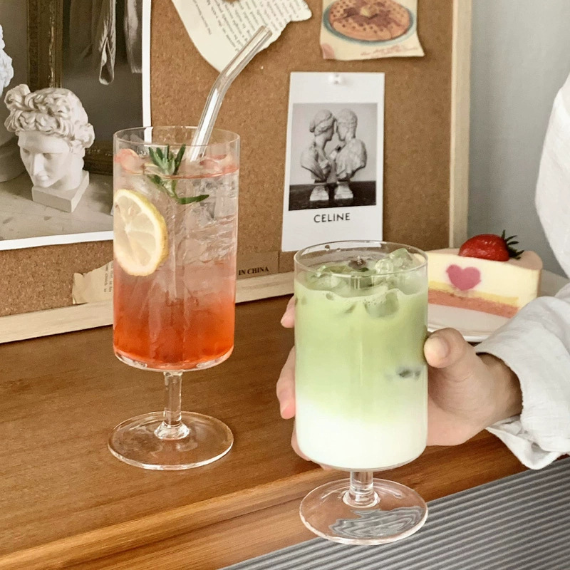 Ins Style Tall Juice Cup Glass Cocktail Cup Restaurant Beverage Cold Drink Cup Milk Tea Drink Cup Water Cup Ins Style Tall Juice Cup Glass Cocktail Cup Restaurant Beverage Cold Drink Cup Milk Tea Drink Cup Water Cup