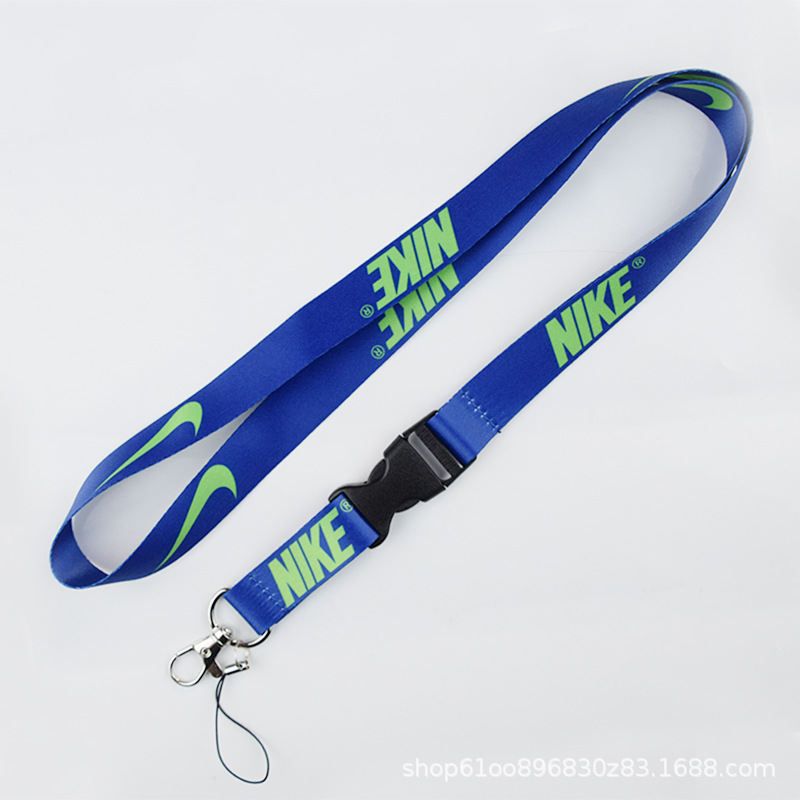 En stock Nike cordón Amazon Venta caliente linterna u disco llavero teléfono móvil cuerda langosta hebilla soporte personalizado