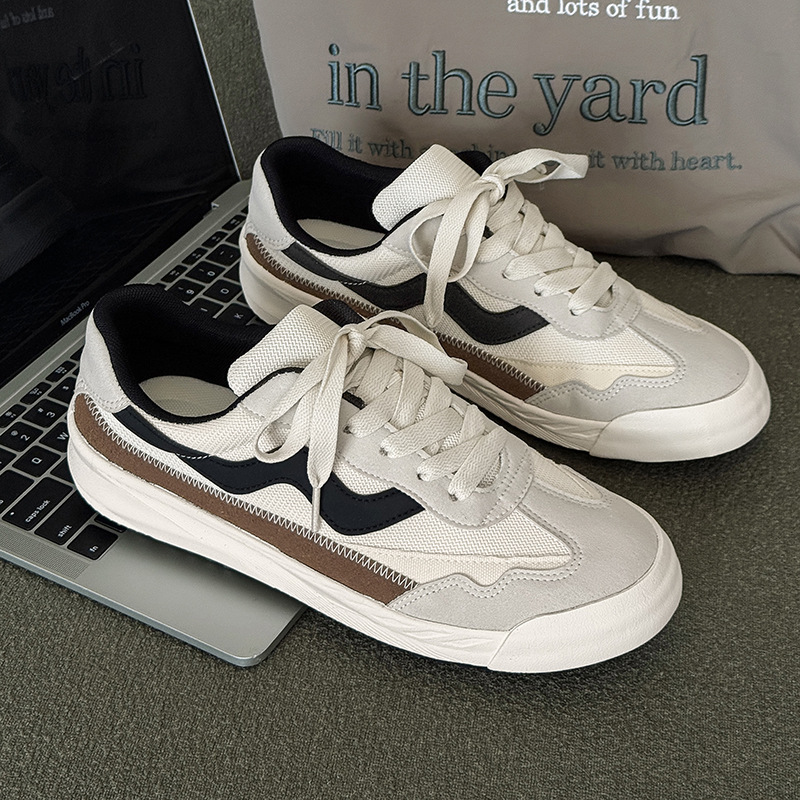 Forrest Gump Men's Shoes New Breathable Mesh Soft-Soled Youth Sports Sneakers Retro Niche Canvas Shoes-Hta-1