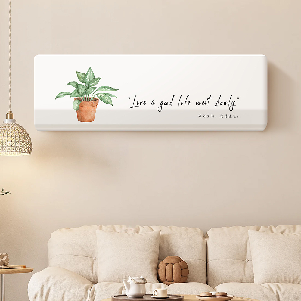 Aire acondicionado cubierta a prueba de polvo colgante general tipo de pared aplicable a la belleza de la cubierta de todo incluido Heigree Xiaomi 2024 nuevo