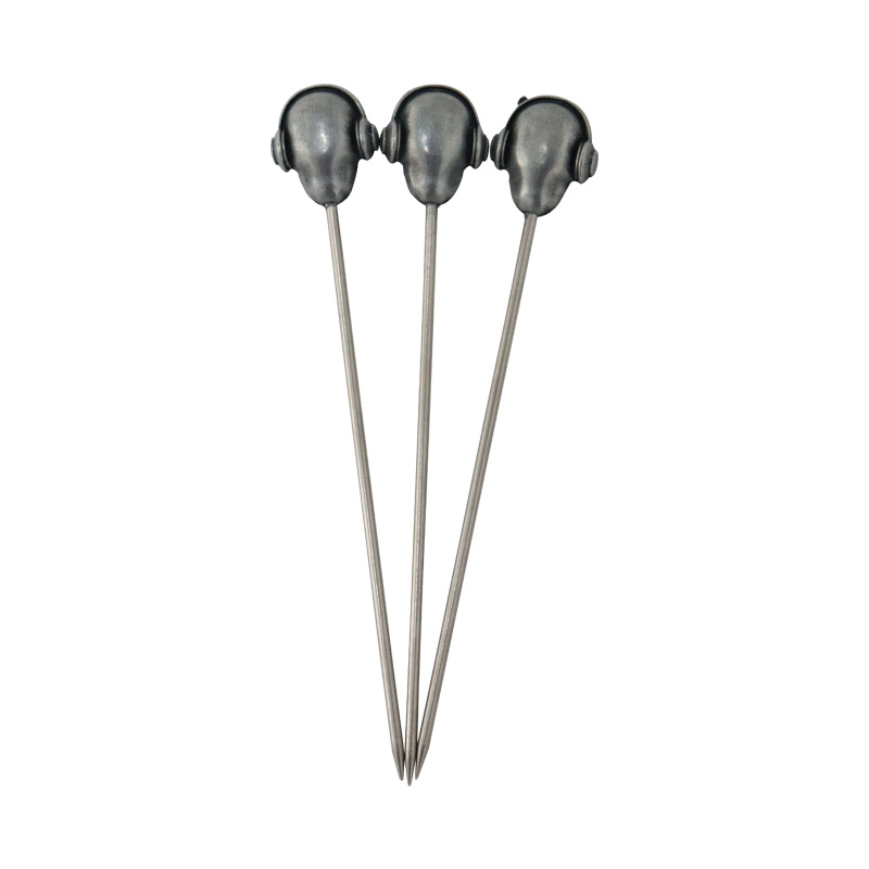 304 de acero inoxidable ensalada vino cóctel aguja decorativa animal fruta palo transfronteriza con una variedad de ventas directas de la fábrica