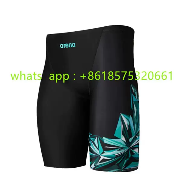Cross-border Hot Selling Men's Swimming Trunks Professional Waterproof Quick-drying Beach Pants Comfortable Breathable Swimming Trunks Long Sports Swimwear