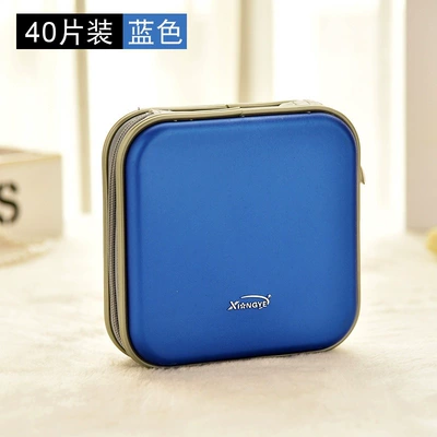 Multimediya və saxlama aksesuarları disc storage box, CD case - 40-pieces-of-blue