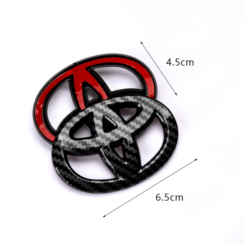 For Toyota steering wheel logo Camry Yaris Corolla modified cover steering wheel car logo