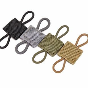 PTT antenna binding buckle intercom headset fixed buckle outdoor tactical Molle system backpack vest accessory