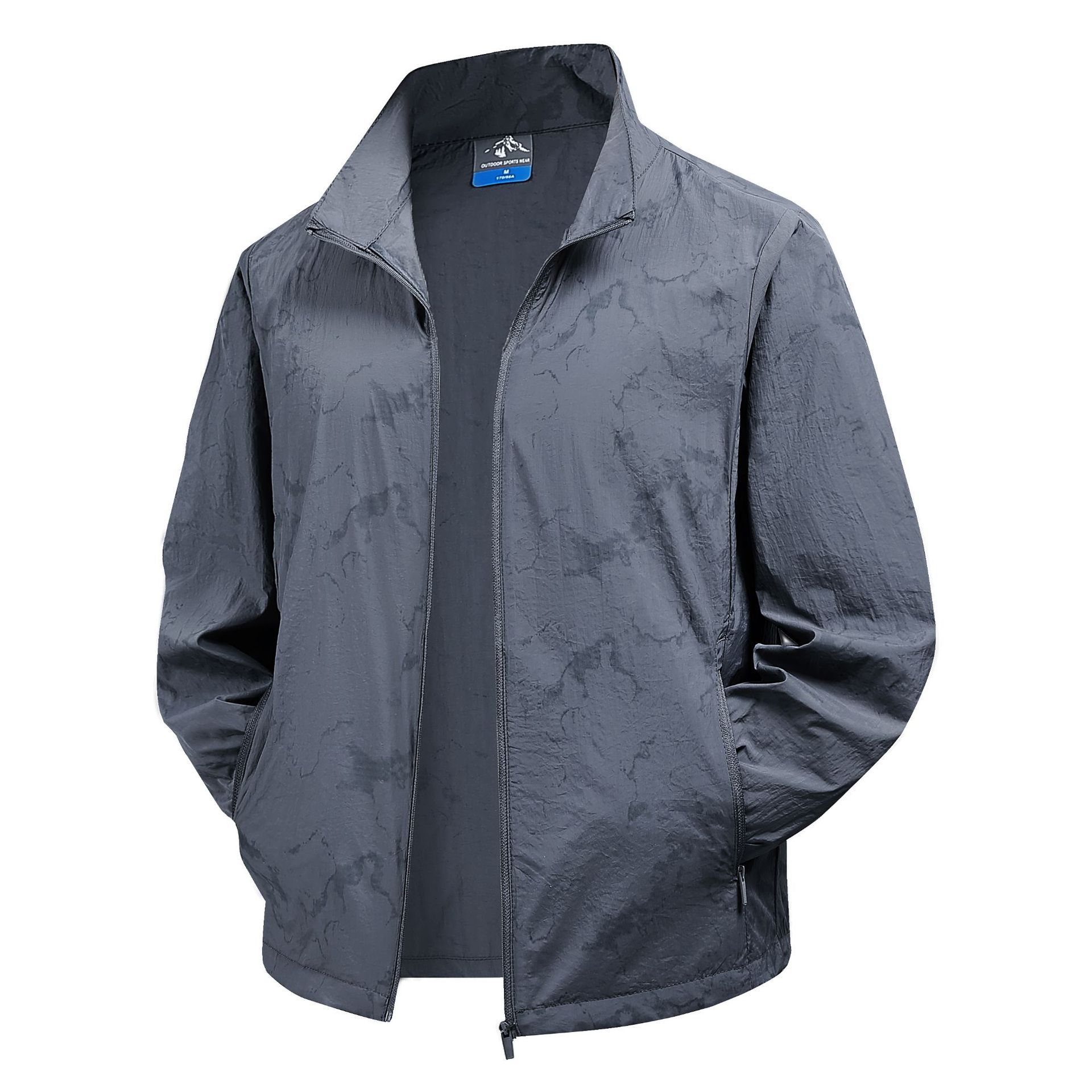 Men's Clothing Summer New Ice Silk Quick Drying Camouflage Sun Protection Clothing Outdoor Trend Leisure Travel Cool Skin Clothing Jacket_viptrois.com