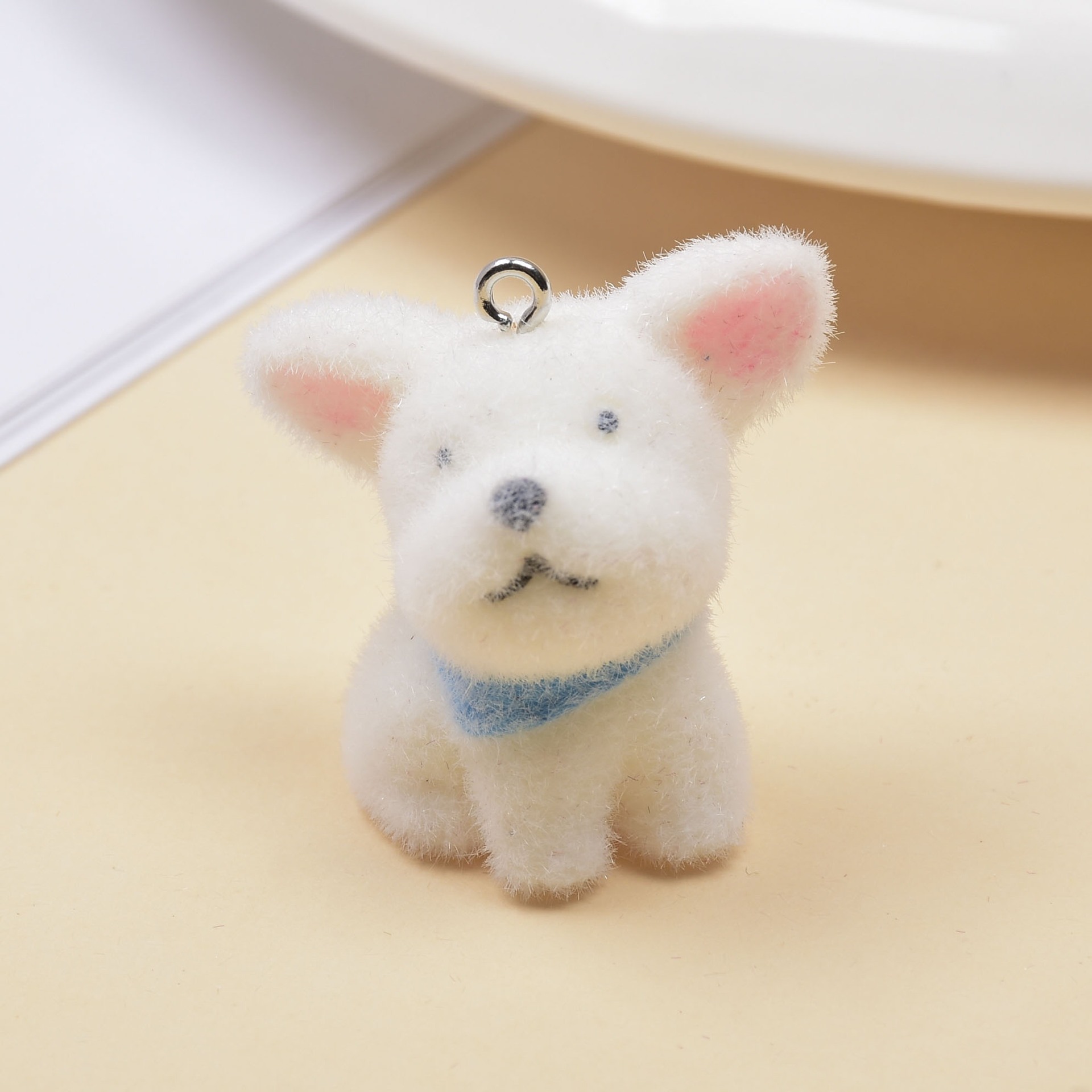 #흰 개 8개 3*2.8cm