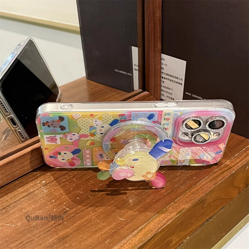 ドーパミン比心花小兎磁気吸引解凍回転適用マグセーフ磁気吸引ステント通用強力吸着|undefined