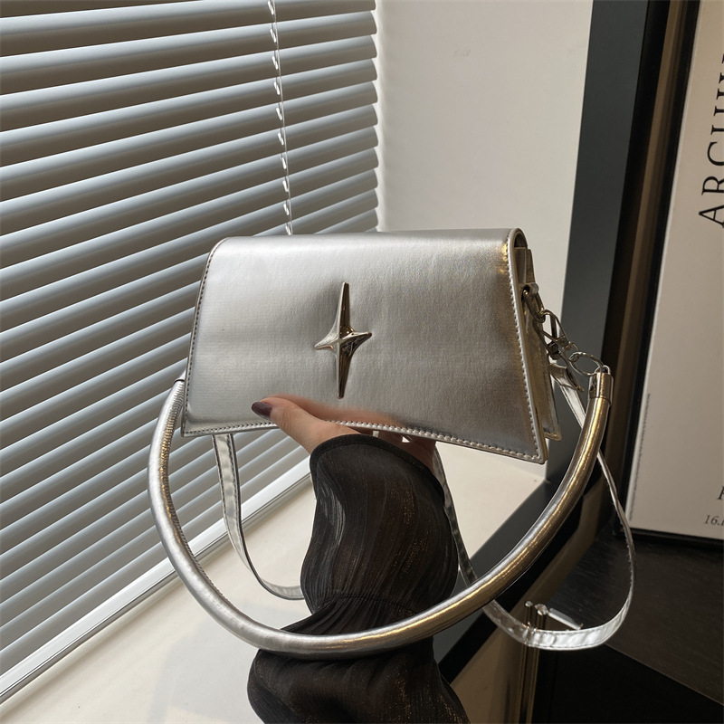 2025 primavera leopardo nuevo bolso de mujer bolso pequeño bolso de brazo estilo coreano bolso de hombro temperamento retrógrado bolso inclinado