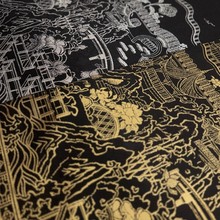 高精密现货批发国风色织提花布马面裙定位花汉服装饰面料厂家直销