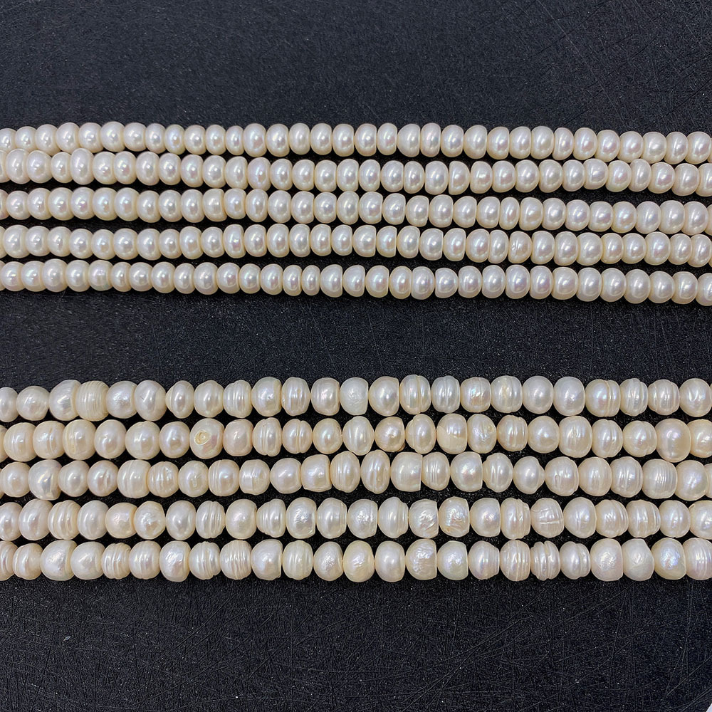 28g Weight 1 String Freshwater Pearl Geometric Necklace Beads