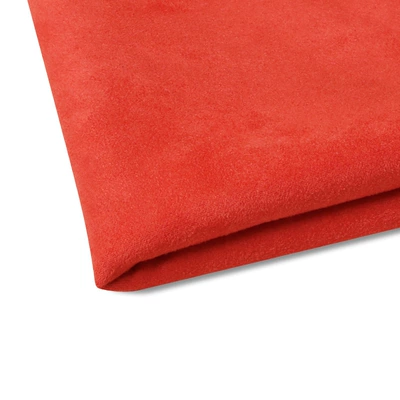 Car Ceiling Cloth Repair Deerskin Car roof lining - thickened-350g-orange-red-take-multiple-pieces-without-cutting-15m-1m-specifications