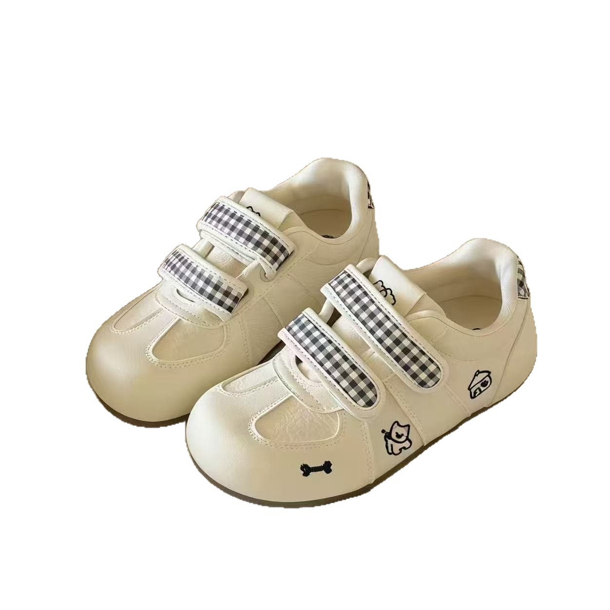 Campus de estilo plano dibujos animados lindos 2026 nuevos zapatos de skate de dopamina de primavera para estudiantes zapatos casuales N22150