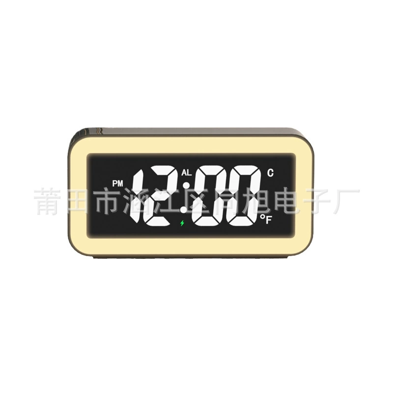 Новые простые дети светодиодный налобный фонарь электронные часы USB интерфейс термометр дисплей даты светящийся будильник