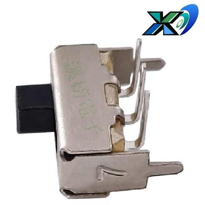 两档拨动开关立式1P2T 两段滑动开关三脚 2档2位拨动开关单排