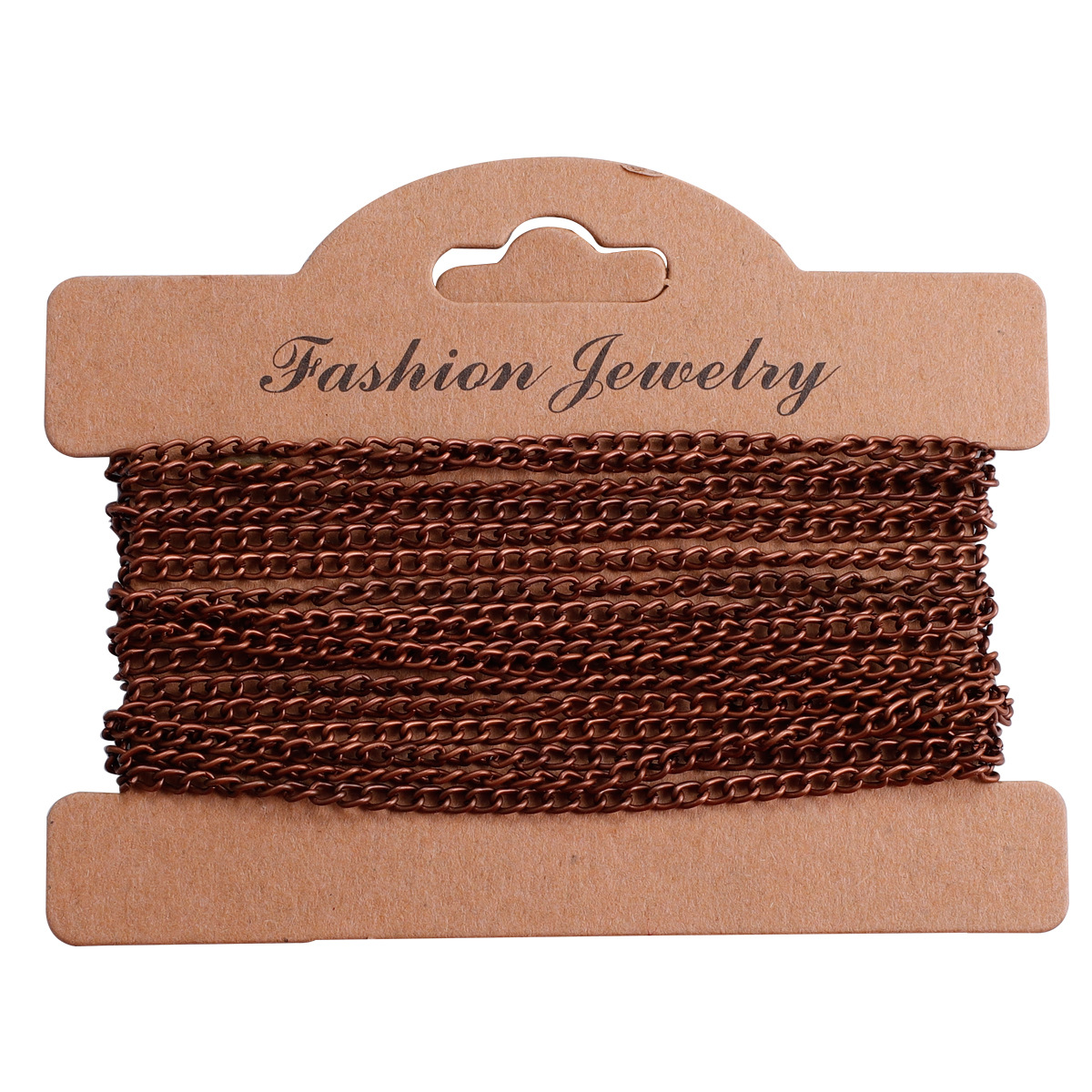 2,5mm 3,5mm cadena secreta plana hecha a mano DIY joyería collar pulsera 3 M cadena de hierro plateado 9 colores opcionales