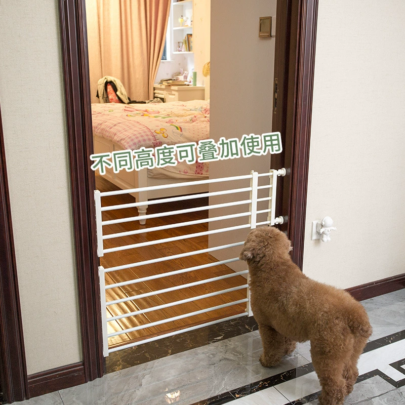 Раздвижной барьер для животных без сверления, антиблокировочный забор для кошек и собак, внутренний защитный барьер для собак
