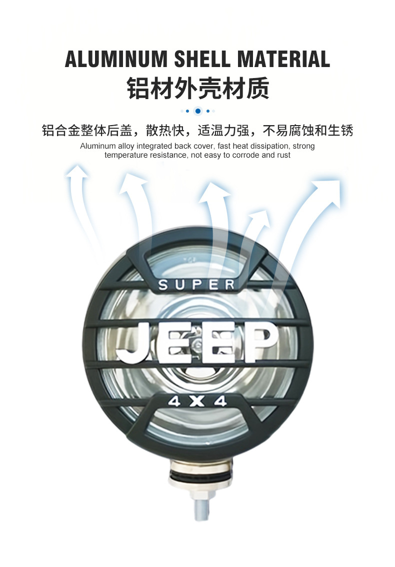 Supply adjustable roof lights roof spotlights fog lights supply external installation of combination lights