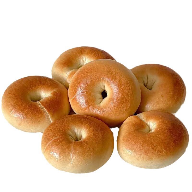 全粒粉ベーグルパンサンドイッチヨーロピアンパン低脂肪小豆食事代替満腹感健康的な朝食学生スナックチーズ抹茶|undefined