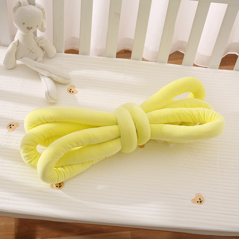 Cama de bebé ins cama de torsión perimeter tira de protección trenzada bebé cama de empalme para niños protector de tela trenzada para recién nacidos