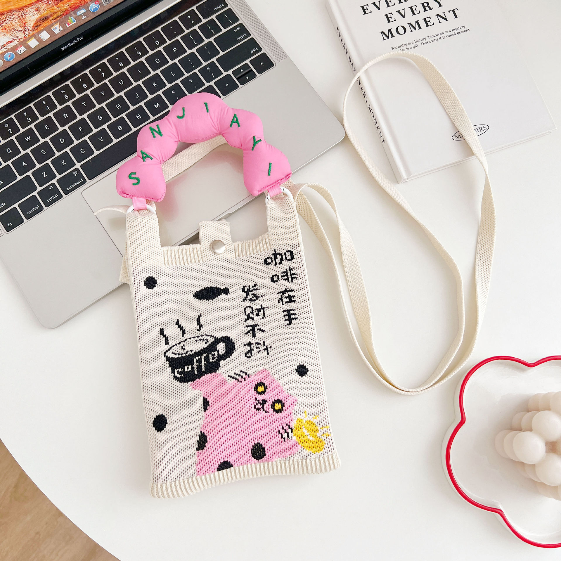 고양이가방-핑크-휴대폰가방