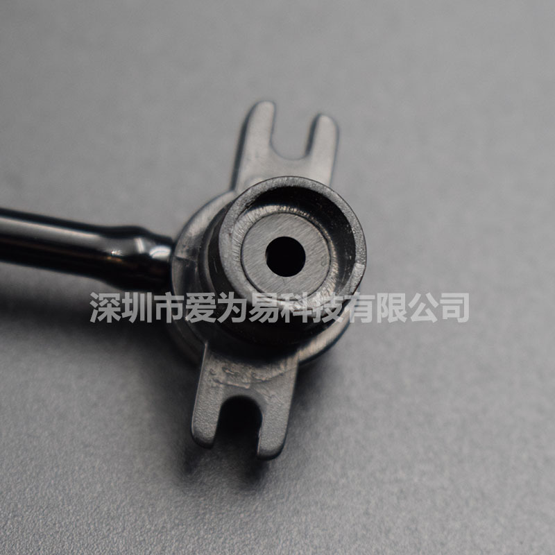 黑色手柄接口细节+爱为易水印