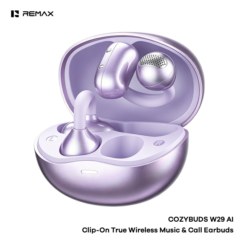 REMAX Open-Ear Clip Bluetooth Earphone AI Smart Translation OWS Non-In-Ear True Wireless Earphone W29AI - 10