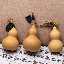 批发文玩小葫芦手把件带龙头手捻盘玩把玩挂件汽车家居摆件