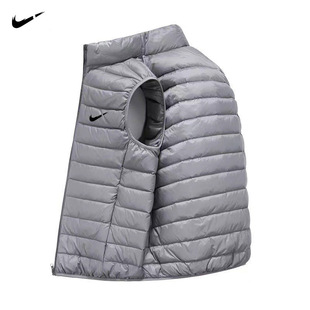 Men's Lightweight Stand-Up Collar Cotton Vest Men's Vest Autumn and Winter Warm Casual Korean Style Sleeveless Waistcoat Loose Vest New