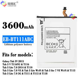 适用三星Tab3V2015/Tab3lite7.0平板电池EB-BT111ABC工厂批发外贸