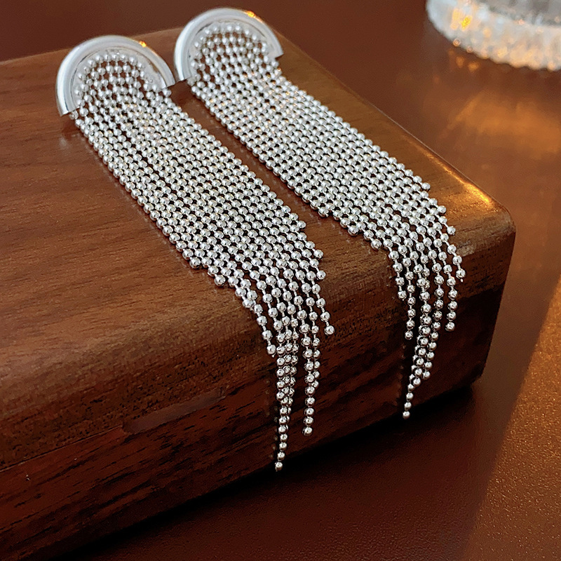 Geometric Pattern Women's Gender Plating Design 1 Pair Retro Simple Style Geometric Plating Alloy Drop Earrings