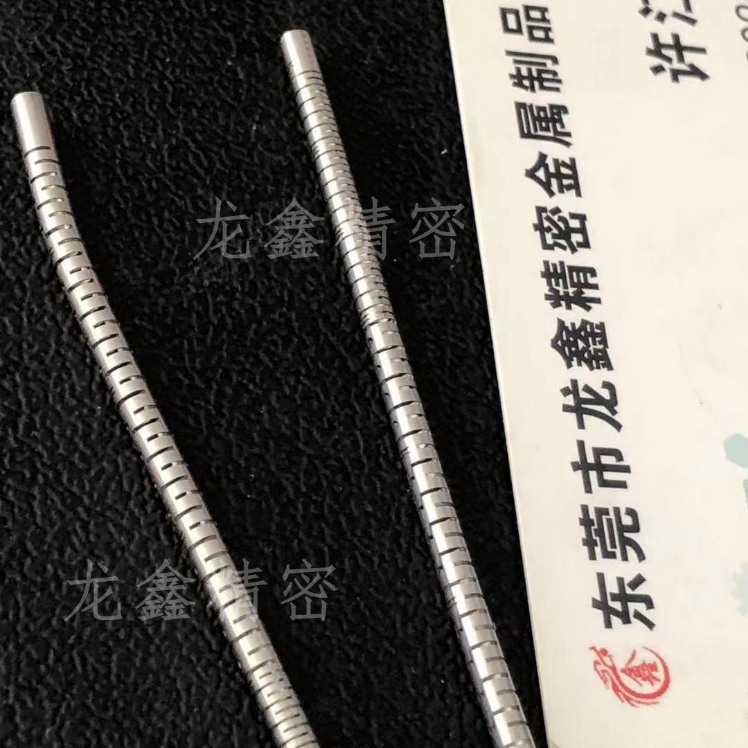 五轴精密激光机切割SUS304 316L内窥镜蛇骨管 一次性环形海波管