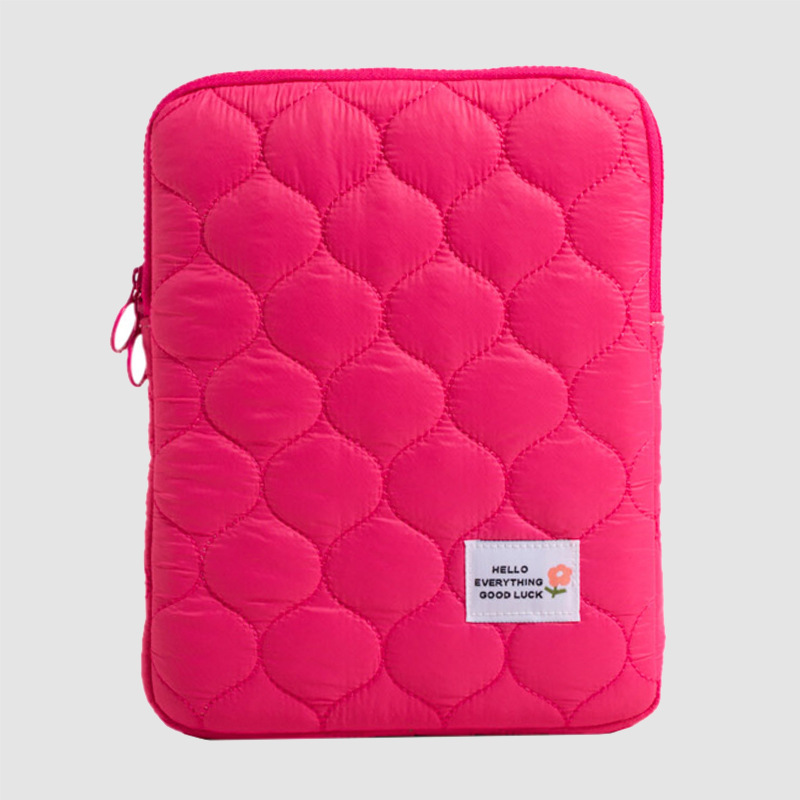 Computer Sleeve Bag New Soft ipad Bag Sweet Flat Clutch Bag Women's Protective Cover Japanese Fabric Storage Bag