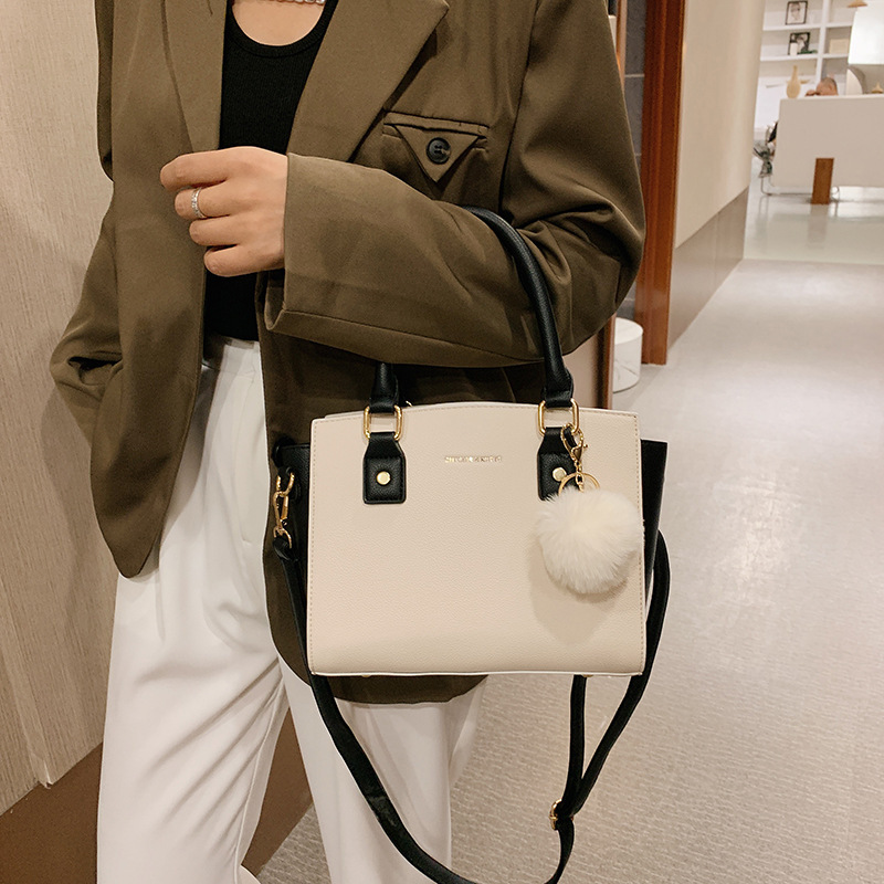 Bags for Women 2021 New Korean Style Simple Texture Satchel Wing Bag Korean Style Fashion Contrasting Color Single Shoulder Crossbody Bag for Women
