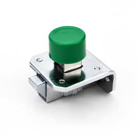 按压式门锁 机械设备门自动关门门扣锁 简易式门锁搭扣 弹簧插销