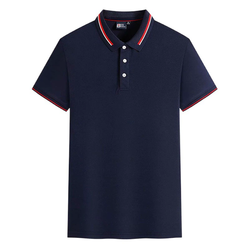 Лацкан поло с коротким рукавом реклама культурная рубашка группа Enterprise хлопковая Футболка комбинезоны индивидуальный логотип печать вышивка