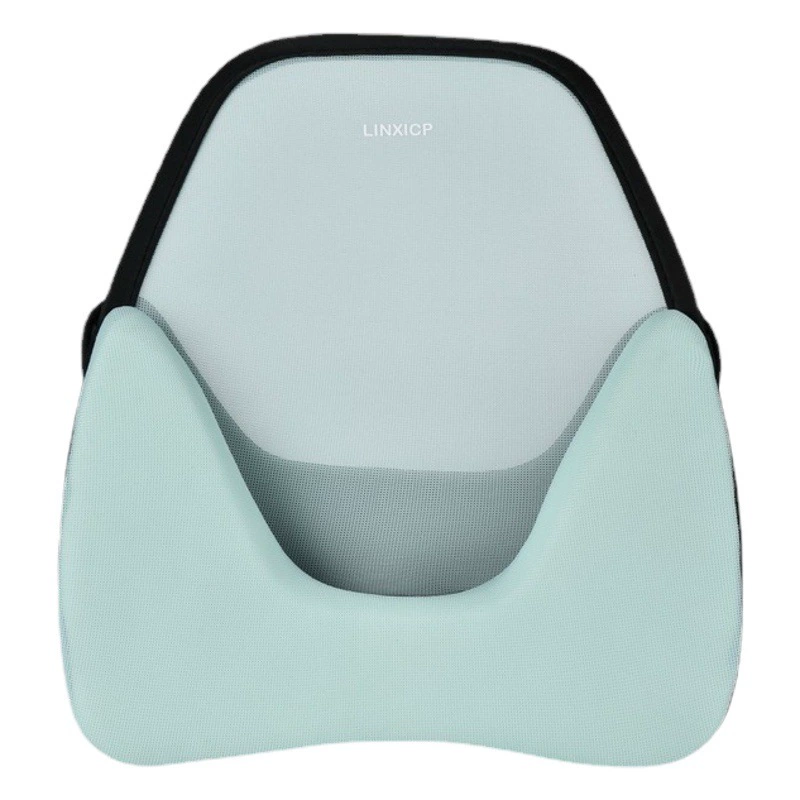 Автомобильная поясничная опора Летняя специальная память Хлопок Стальная проволока Дышащее сиденье Ледяной шелк Защита талии Спинка Автомобильная подушка