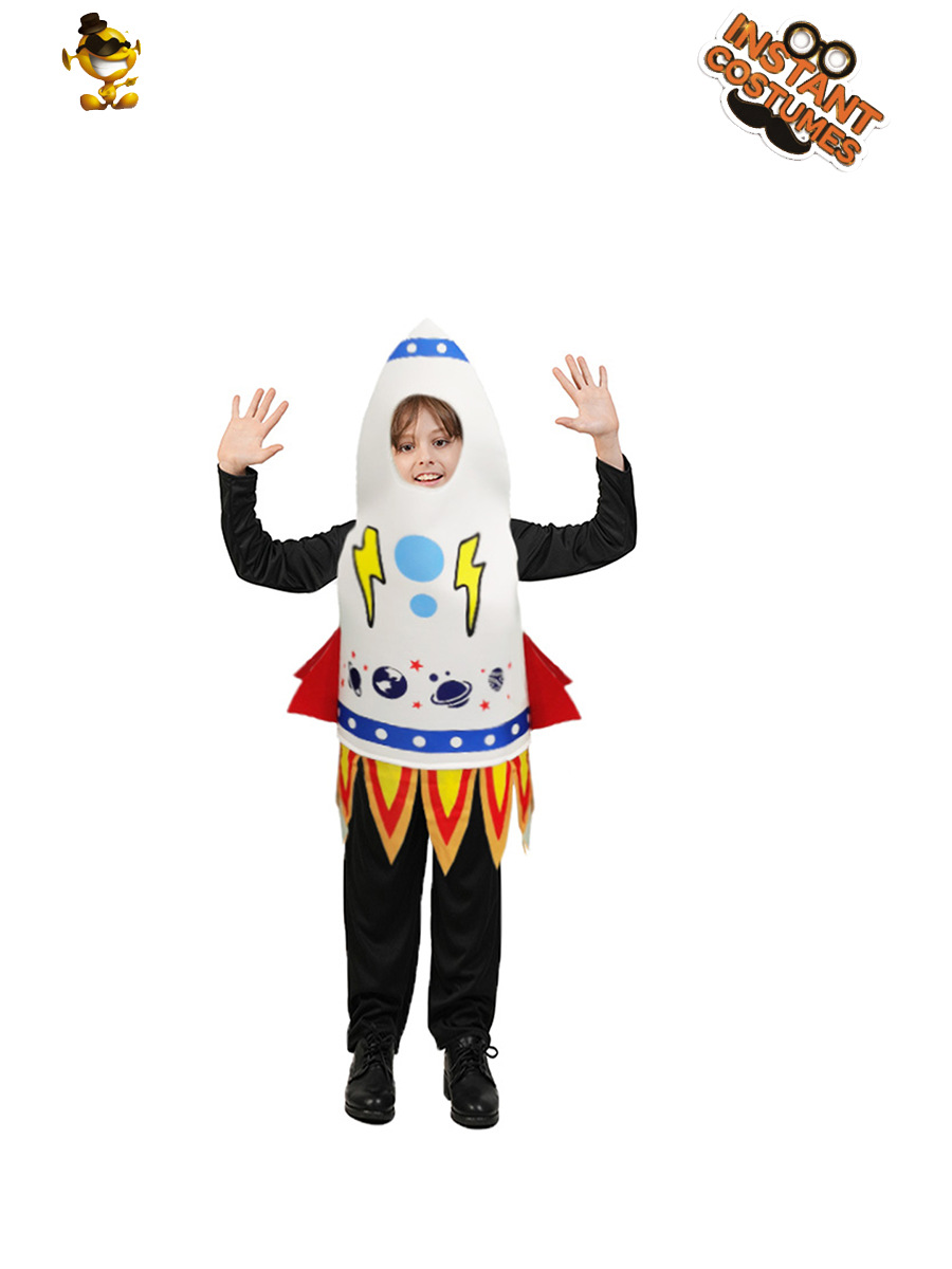 Halloween cohetes de niños de hombres grandes trajes de papel de juego de escenario COS rendimiento trajes fabricantes de trajes mayoristas