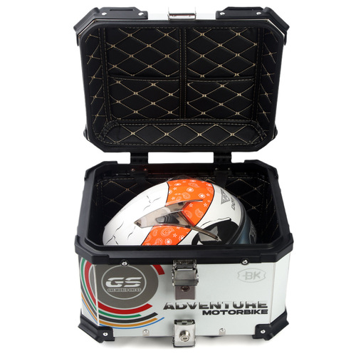45L sticker motorcycle aluminum alloy quick-release tail box scooter storage box No. 9 electric vehicle backup storage box