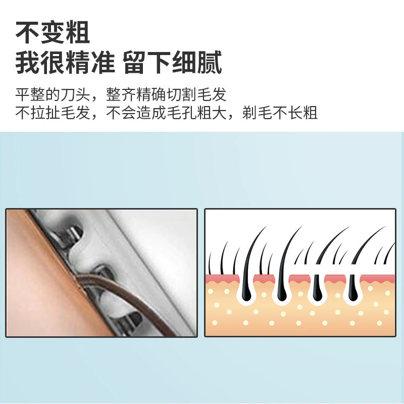 Personal Electric Hair Removal Trimmer, Compact Rechargeable/Battery, For Men & Women, 19×6×12 cm