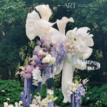 婚庆DIY手工纸花材料手揉纸花瓣巨型纸花大型婚礼造型装饰背景花