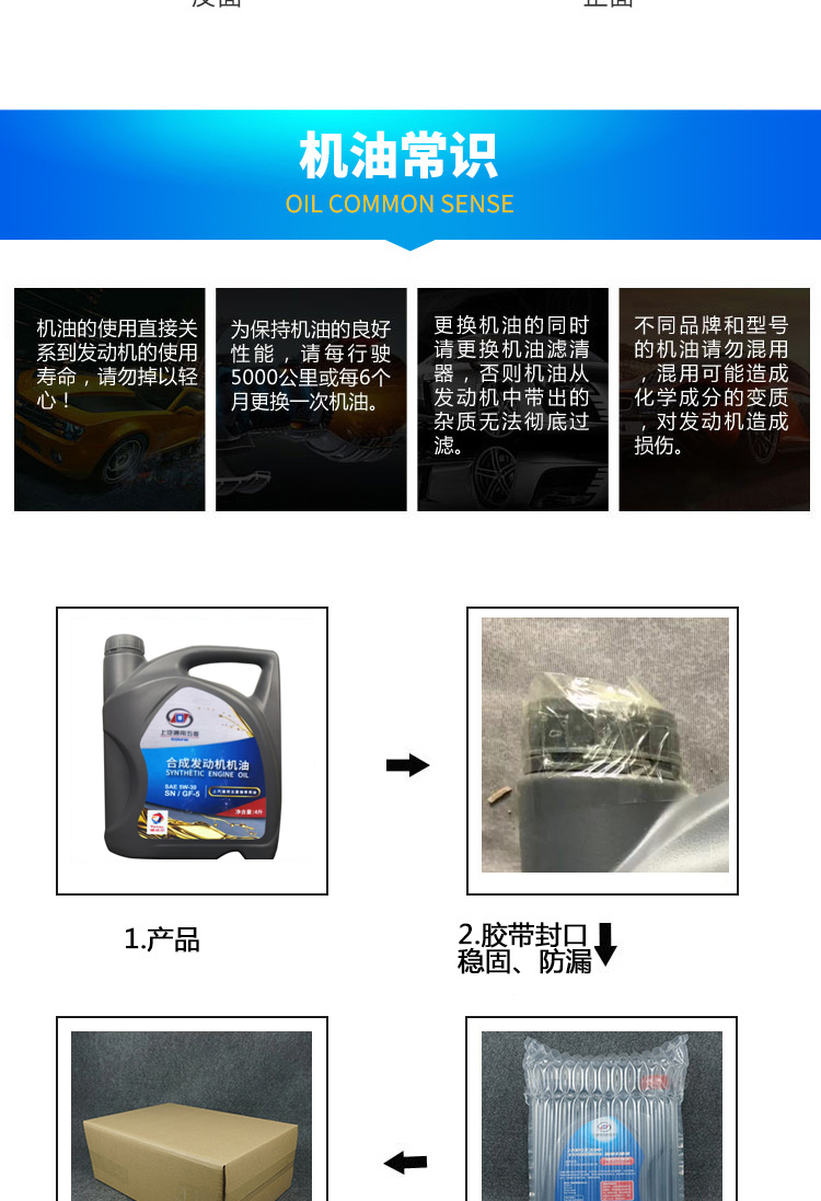 Original genuine Wuling Glory, Hongguang 4S store SN car-specific fully synthetic engine lubricant