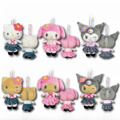 日本新作サンリオ桜シリーズ平成ホットガールショートスカート学生服KTクールライスぬいぐるみペンダント