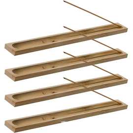 跨境竹制香插檀香沉香托室内桌面香架家用卧香底座卧式茶道线香炉