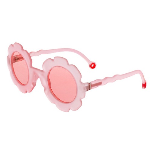 Lemon Baby Children's Sunglasses Girls Polarized Anti-UV Glasses Trendy Fashion Girls Flower Sunglasses