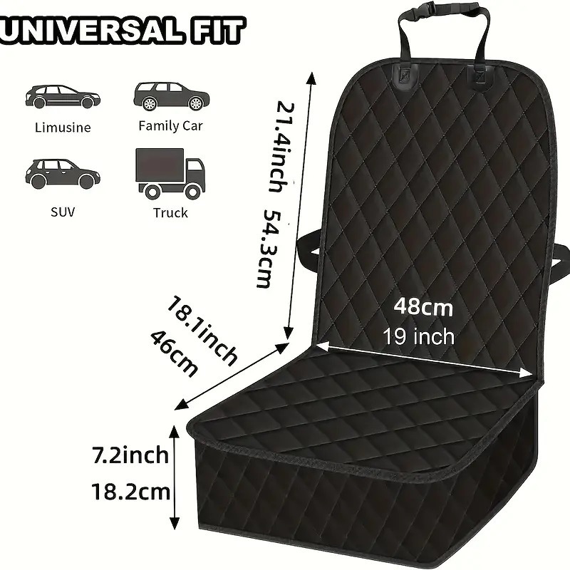 Cuatro estaciones 600D impermeable coche cojín de mascotas antisucio cojín protector de asiento de automóvil gato perro cojín anti-atraqueo