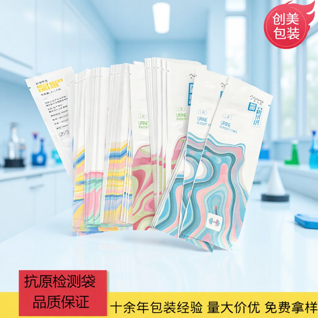甲流抗原检测试剂袋厂家供货 抗原检测铝箔袋 咽拭子包装袋