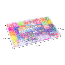 40格编织彩虹橡皮筋 diy编织套装益智玩具儿童手工材料包手链皮筋